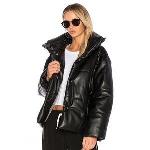 Nanushka Hide Vegan Leather Puffer Jacket